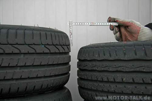 Der-satz-pirelli-reifen-ist-exakt-6-28-zentimeter-hoeher-als-der-hankook-satz