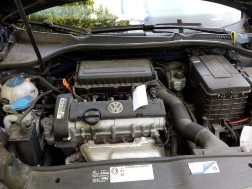 Motor vor der Reinigung