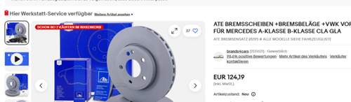 Bremsscheibe ohne Löcher