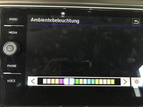 Farb-Auswahl-Balken T-Roc
