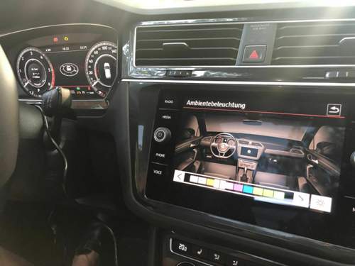 Grafik im Tiguan