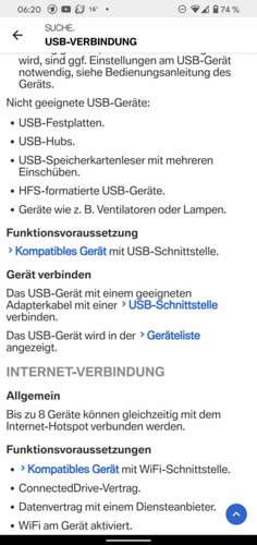 Zulässige USB-Geräte