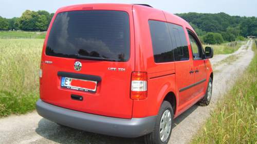 Caddy verdunkelt