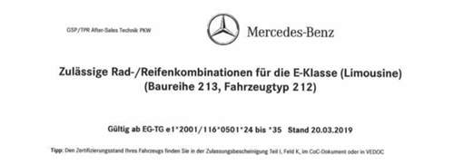 Modelldeklarierung-mercedes-w213