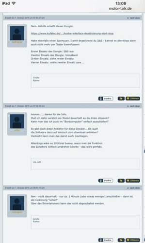 Dongle für S&S