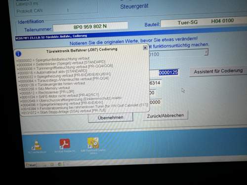 S3 8p Bj. 2009 Steuergerät N