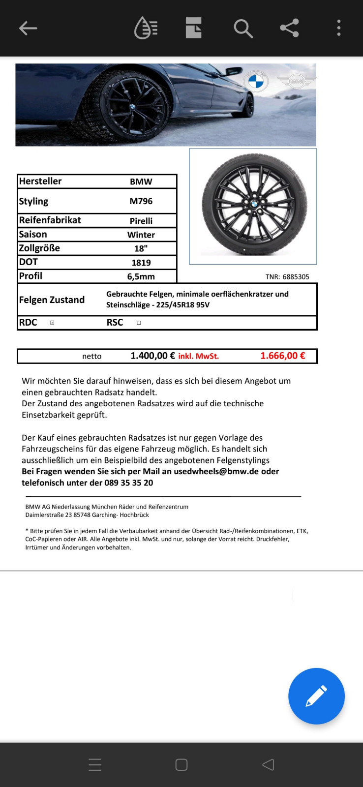 Welche Winterräder auf euren G20/G21?
