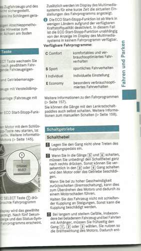 Fahrprogramme