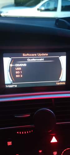 Updateoptionen(USB oder SD nicht vorhand