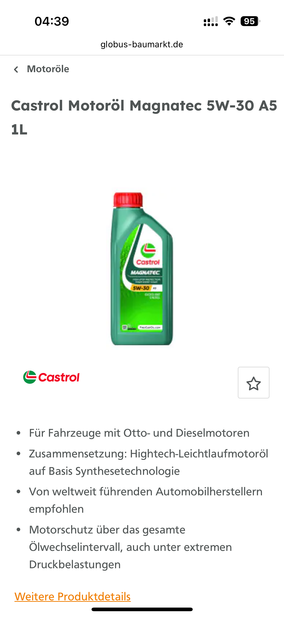 Welches Motoroel für den 2.0 Diesel nehmt ihr?