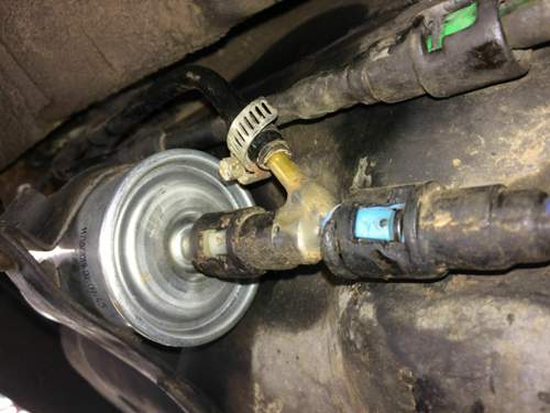 T Stück Reparatur