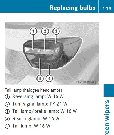 Welches W16W Bremslicht?