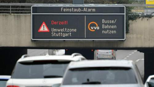 Im Jahr 2016 wurden an 63 Tagen die Feinstaubwerte an einigen Messstellen in Stuttgart überschritten, Fahrverbote sollen Besserung schaffen