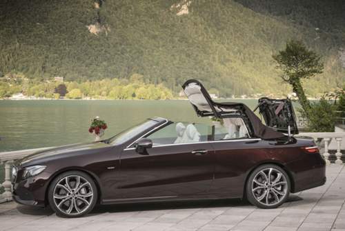 Mercedes E-Klasse Cabrio Verdeck: Bis zu Tempo 50 soll sich das Stoffdach öffnen
