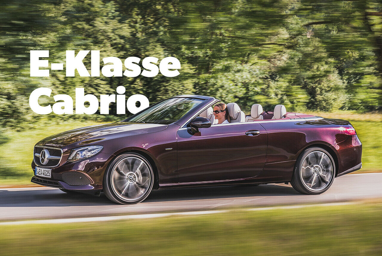 Mercedes E-Klasse Cabrio (2017) im Test: Die offene E-Klasse bietet reichlich Platz für vier Personen