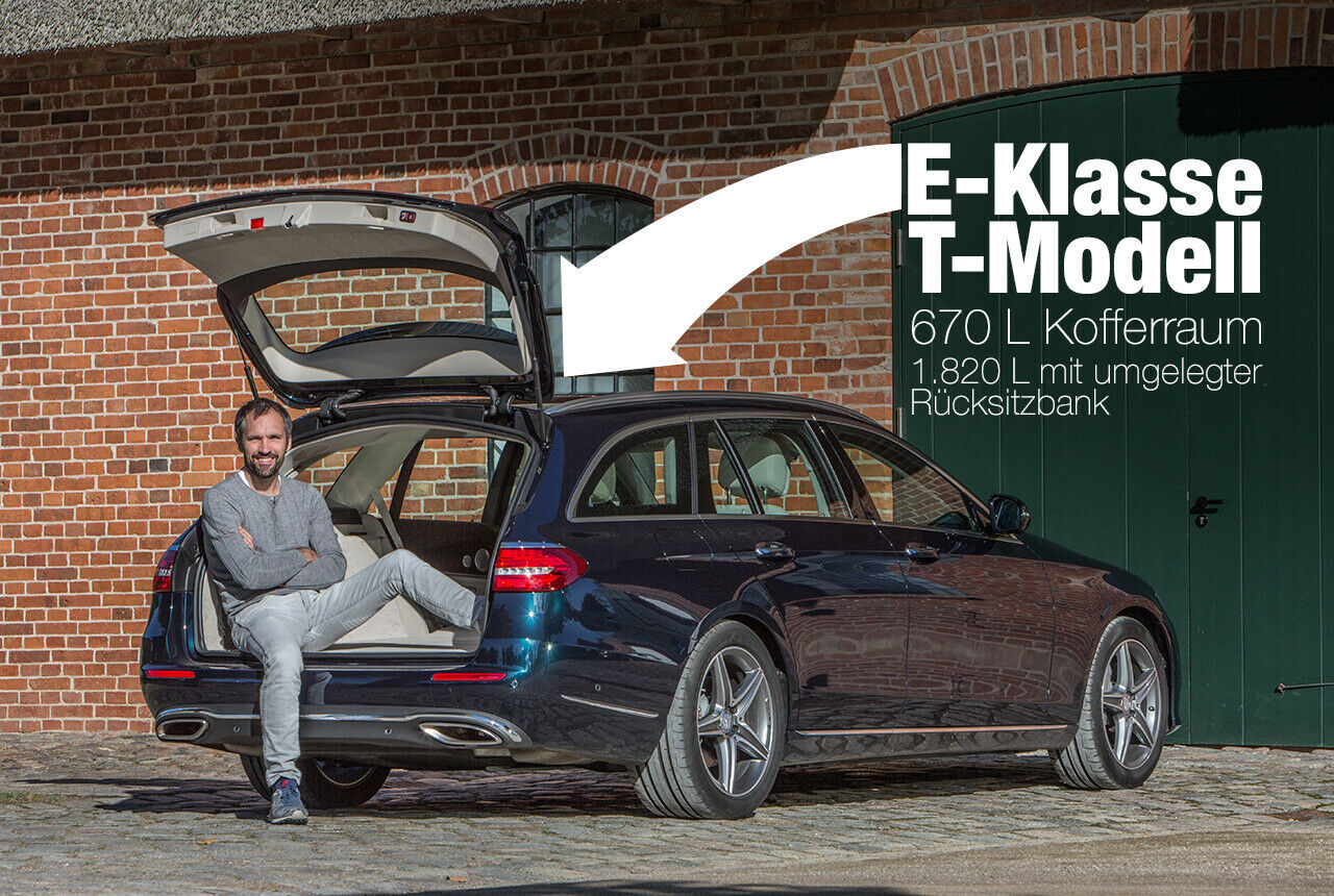 Mercedes E-Klasse T-Modell (S213): Das Platzangebot im wichtigsten Kombi von Mercedes ist geschrumpft, übertrifft aber immer noch die Konkurrenz