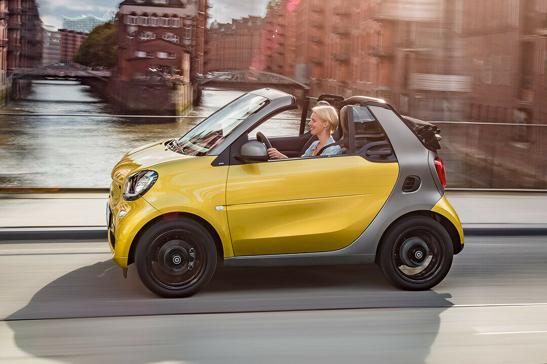Mindestens 15.655 Euro müssen Käufer für das Smart Fortwo Cabrio ausgeben