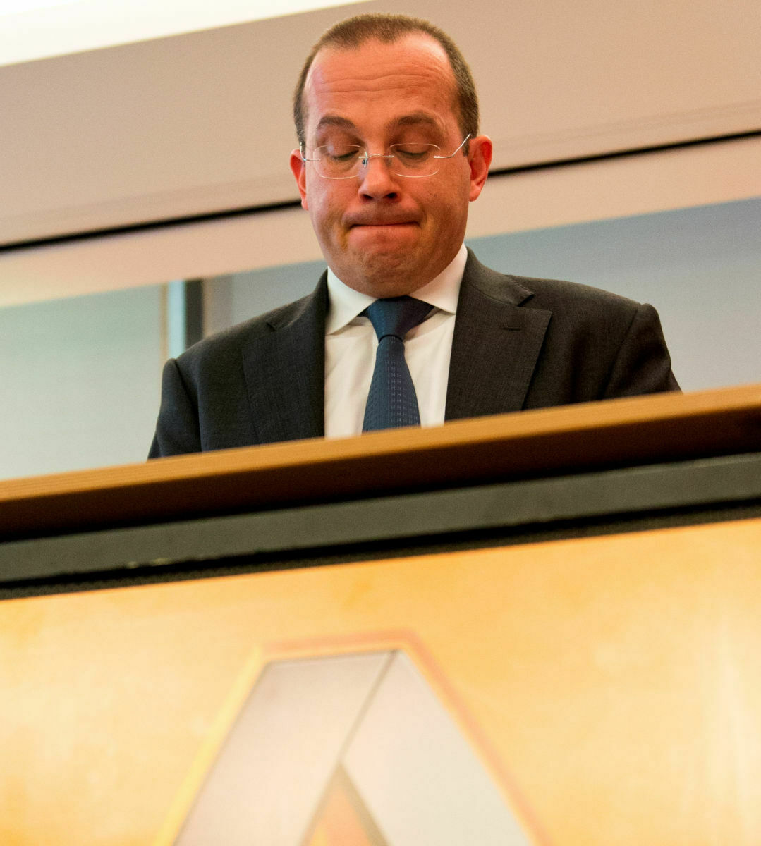 Renault-Chef Achim Schaible bei der heutigen Pressekonferenz