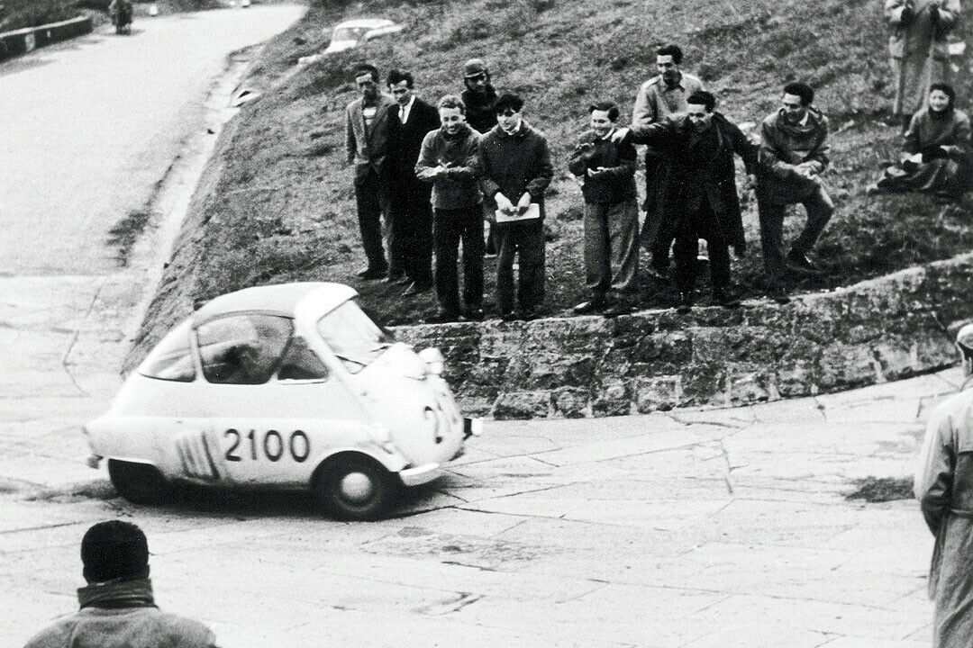 Iso lsetta bei der Mille Miglia 1954