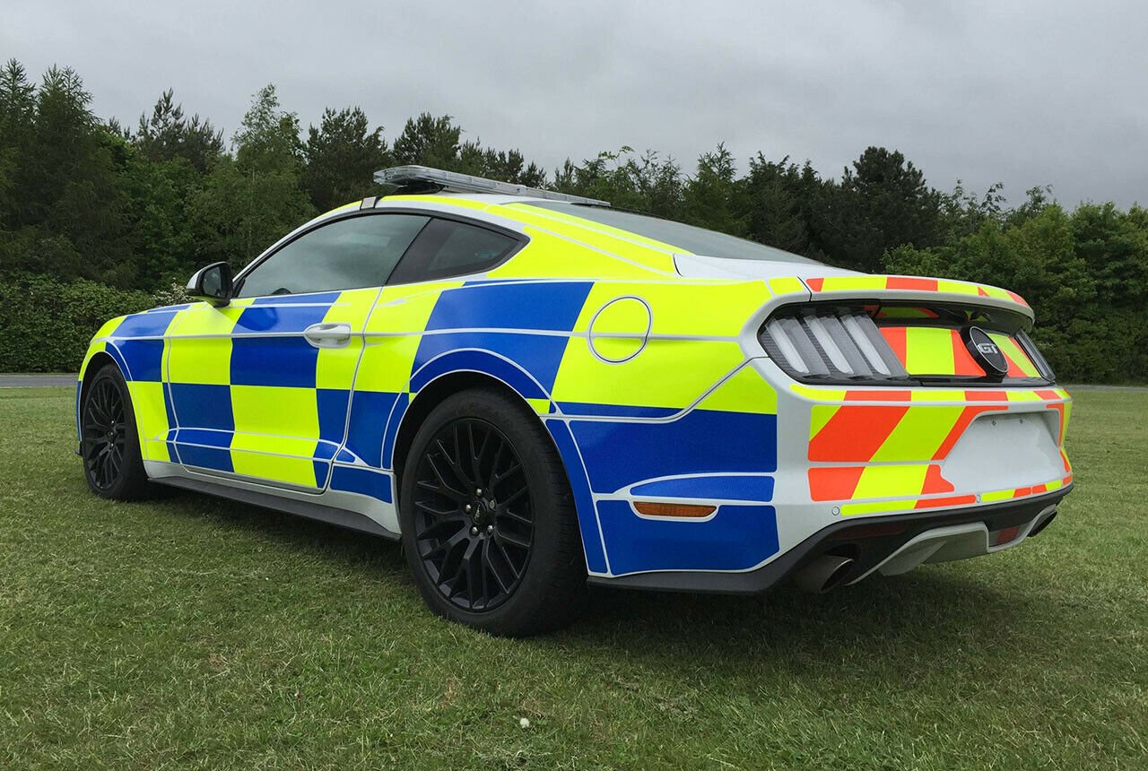 Ford hat diesen Mustang GT auf einer Messe für Einsatzfahrzeuge in Telford gezeigt. Ob die Bobbies bald damit auf Verkehrssünderjagd gehen, ist noch nicht klar
