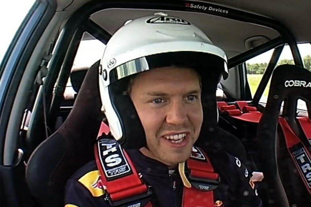 Sebastian Vettel fährt für Top Gear eine Runde im Suzuki Liana