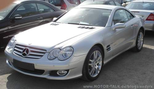 Mercedes SL mit Vieraugen Front