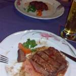Pferd und Bison, artgerecht