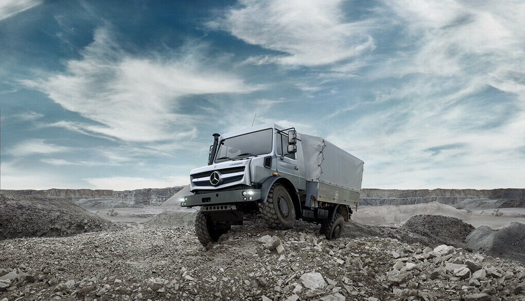 Der Unimog macht vor keinem Untergrund Halt