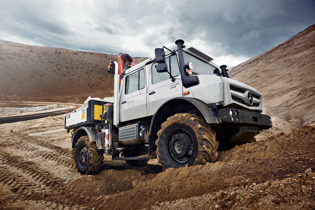 Der Unimog im Dreck
