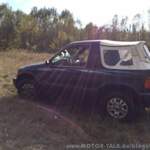 ...die Kia Sportage ist das ideale Spielzeug vor Ort bzw. zum Holz machen im Wald der richtige Wagen