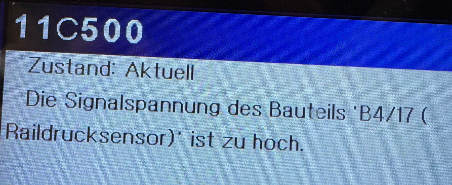 Wenn Mercedes nicht mehr weiter hilft, vielleicht das Forum?