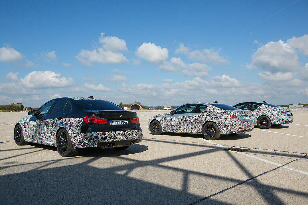 Getarnt fast aufregender als ungetarnt blau. Die neuen M3- und M4-Modelle