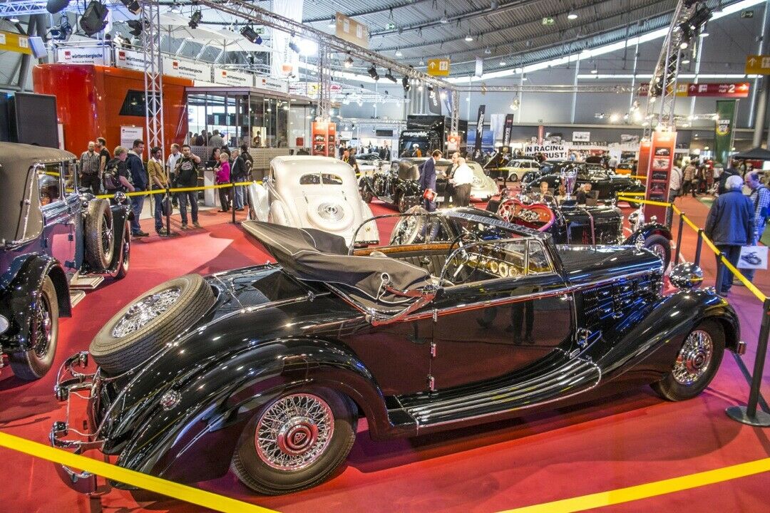 Ein Maybach auf der Retro Classics in Stuttgart
