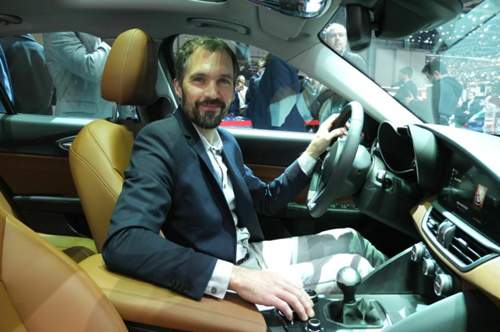 MOTOR-TALK Redakteur Heiko Dilk in der Alfa Romeo Giulia
