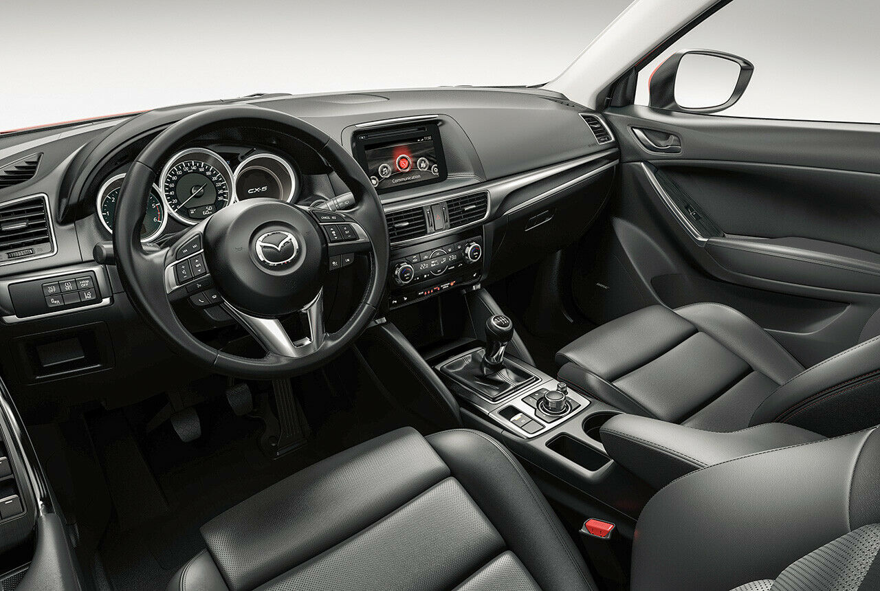 Das Infotainmentsystem kommt aus Mazda 2 und 3