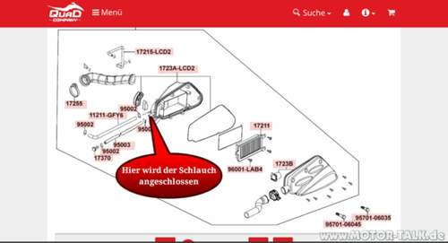 Kondensat-ablassschlauch