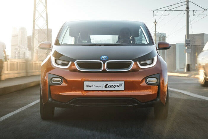 Das BMW i3 Coupé sieht von vorn am Vorteilhaftesten aus