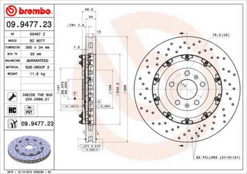 Bremsscheibe-brembo-09-9477-23