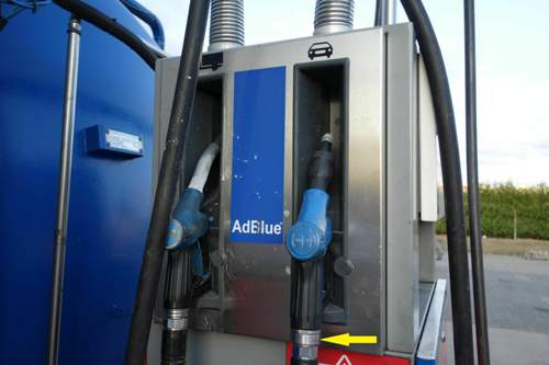 Adblue-zapfsaeule