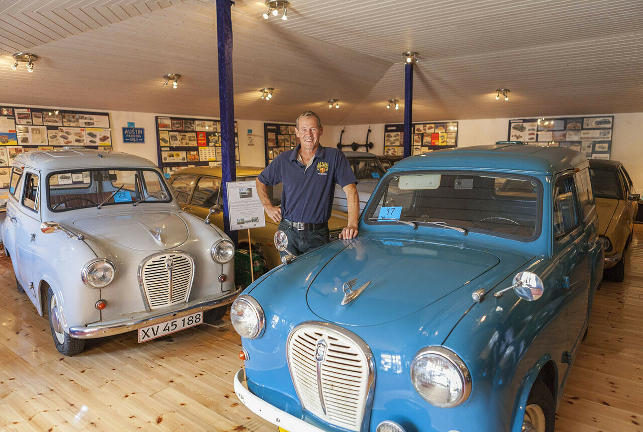 Austin-Museum in Dänemark: Stefan Wolffbrandt startete 1985 mit seiner Sammlung, jetzt will er verkaufen