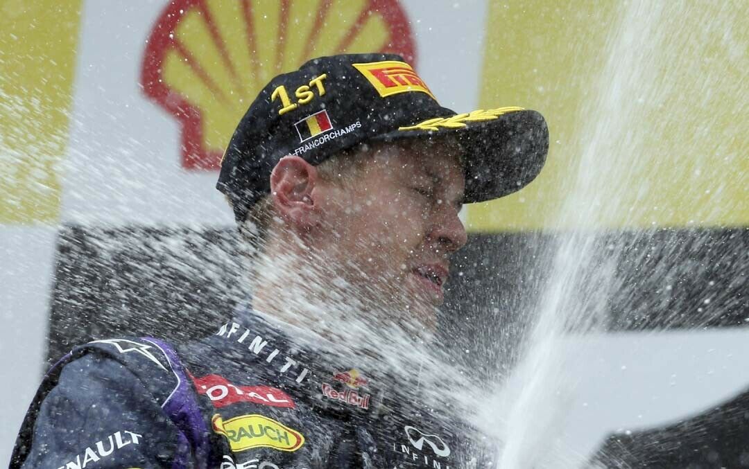 Sebastian Vettel feiert seinen fünften Saisonsieg in Spa