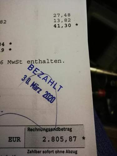 Rechnung
