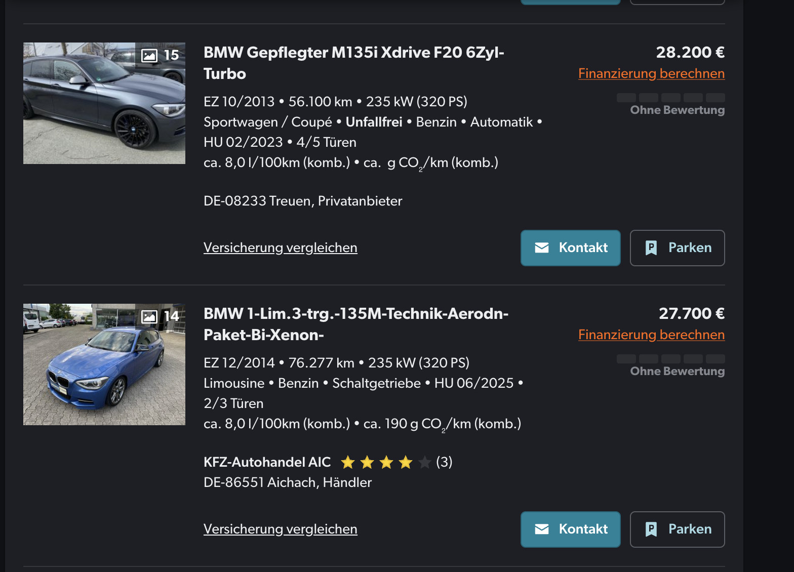 Wertstabilität vom BMW M2 Competition