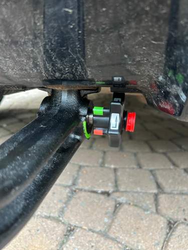 AHK montiert hinten