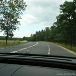 On the road, Stern vor Straße