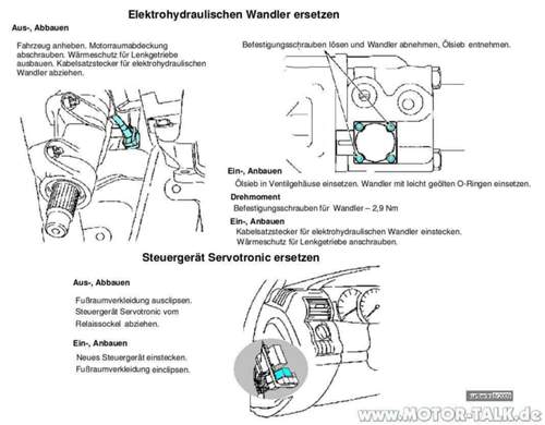 Servotronic-fehlerbeseitigung