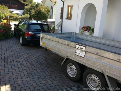 Anhänger nach dem "Urlaub"