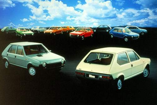 Die Modellfamilie des Fiat Ritmo ab 1978