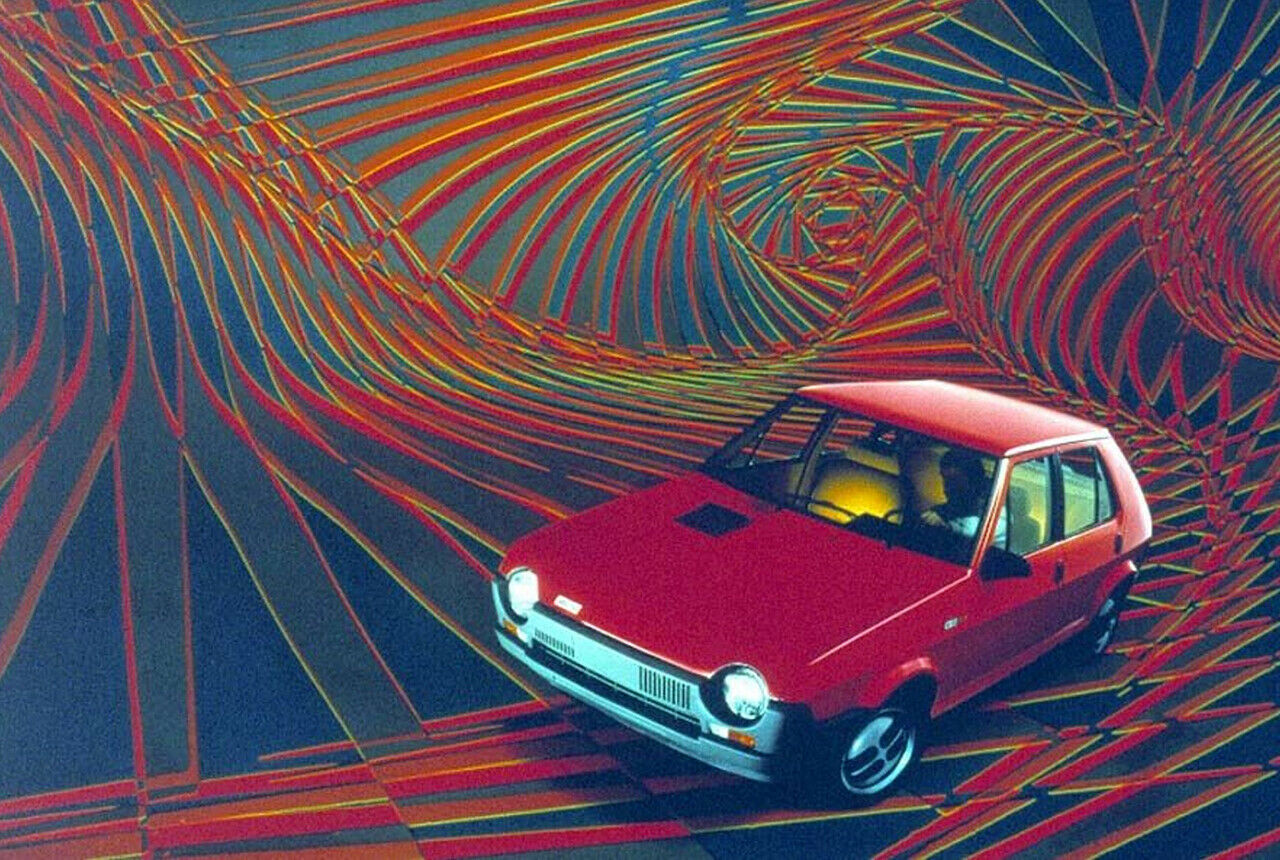 Der Ritmo mit seinem provokanten Design wurde extravagant beworben