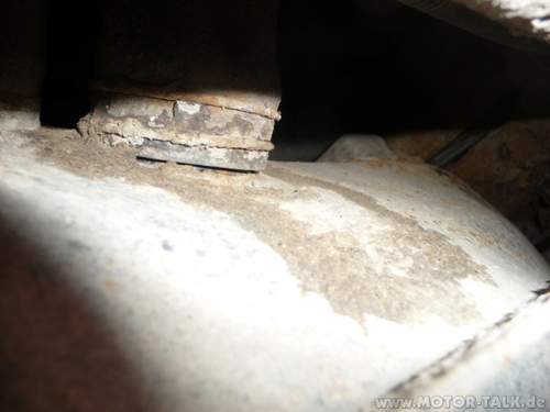 Tank von unten